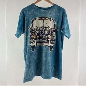 No Time Tie Dye VW Bus Tee Shirt
